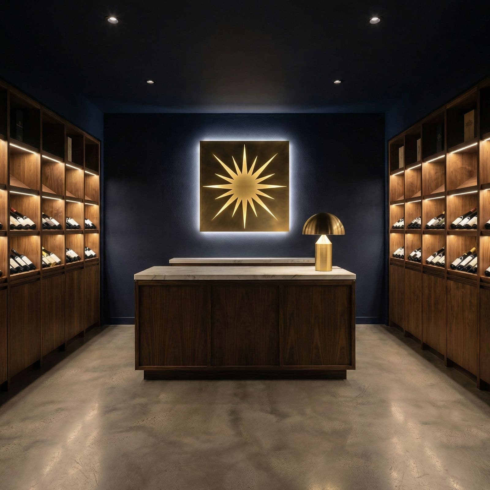 Interior de V612 Wine Boutique en La Paz